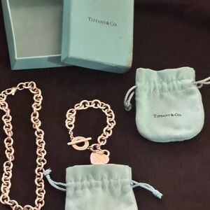 Tiffany & Co. Silver Necklace with Toggle Clasp
